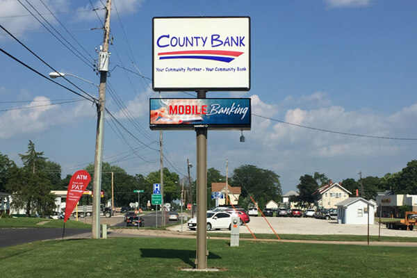 County Bank - 16MM 54x144 Matrix