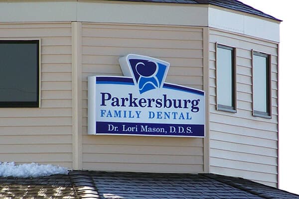 Healthcare Parkersburg Family Dental Wall Sign